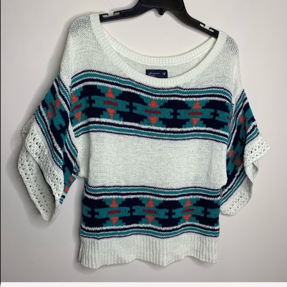 AMERICAN EAGLE OUTFITTERS Aztec Bohemian Sweater - Picture 3 of 8